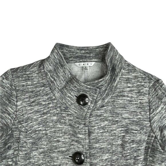 CAbi Hourglass Sweatshirt Jacket  Gray - Picture 5 of 8